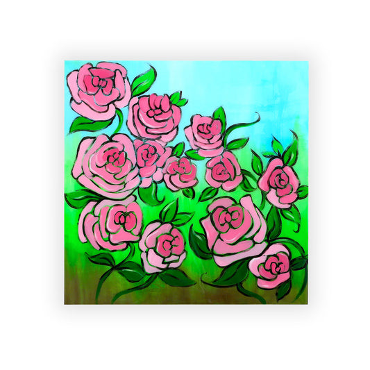 Graffiti Floral - 36 x 36