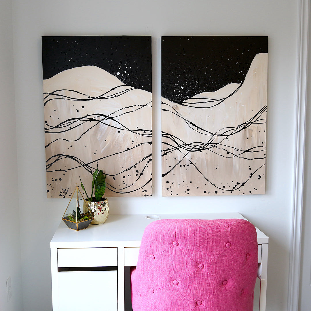 Night Mountain - 24 x 36 (each x 2)