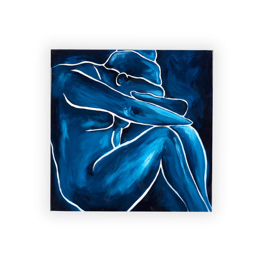 Blue Nude - 36 x 36